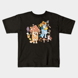 Bluey King Bingo Mushroom Kids T-Shirt